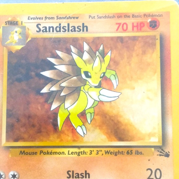 Pokemon - Sandslash 70 HP Stage 1 - Picture 4 of 6